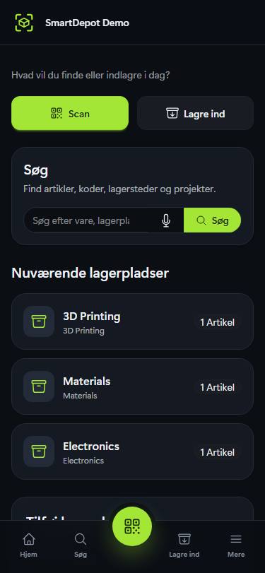 Hjem – SmartDepot